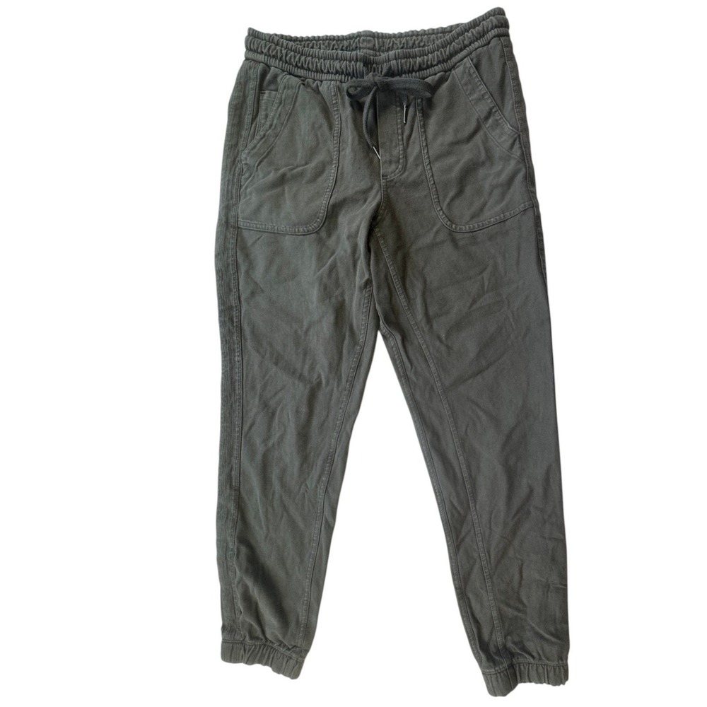 Athleta Farallon Jogger Womens 2 Gray Cotton Stretch Travel Lounge Utility Pants